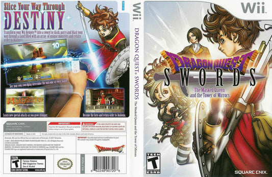 Dragon Quest Swords The Masked Queen and the Tower of Mirrors Cover Art - WOI Solutions