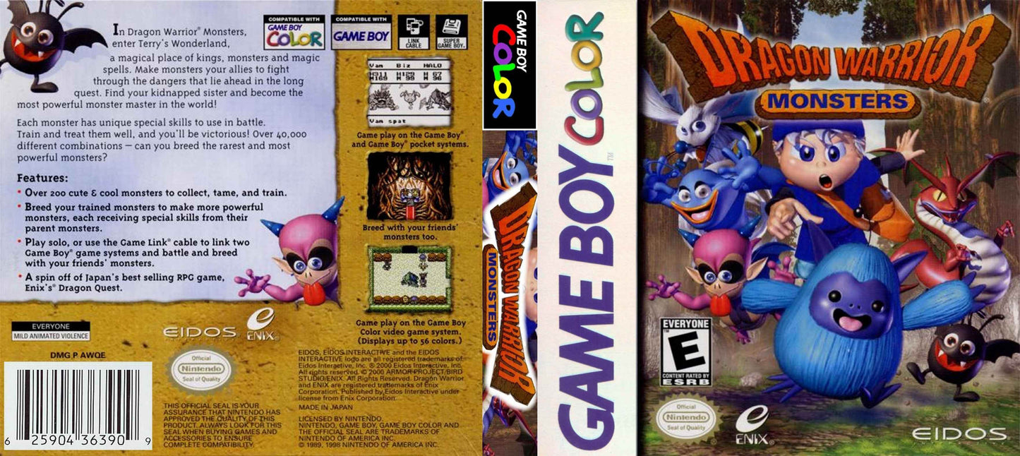 Dragon Warrior Monsters Cover Art - WOI Solutions