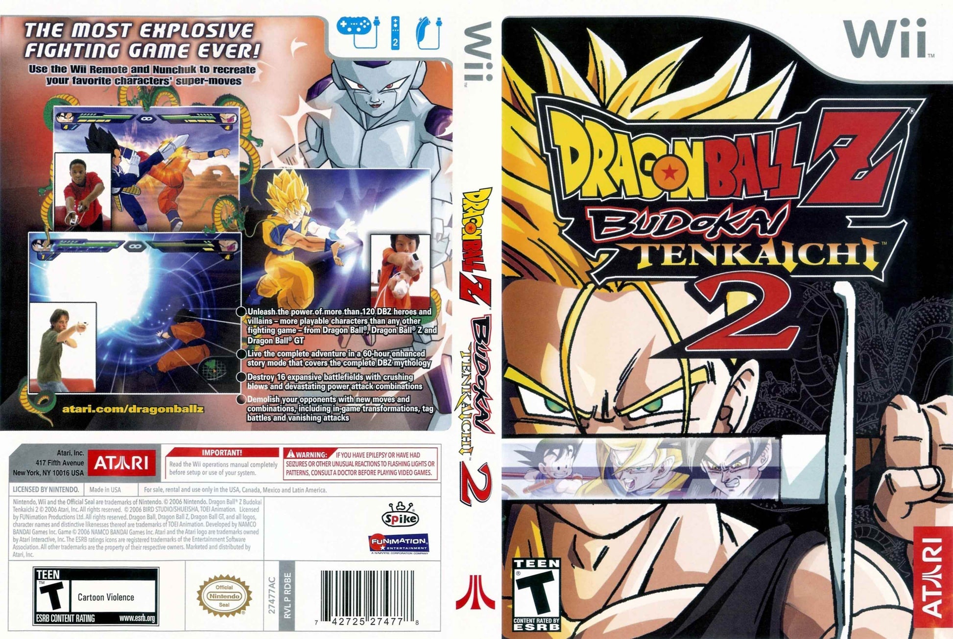 Dragonball Z Budokai Tenkaichi 2 Cover Art - WOI Solutions