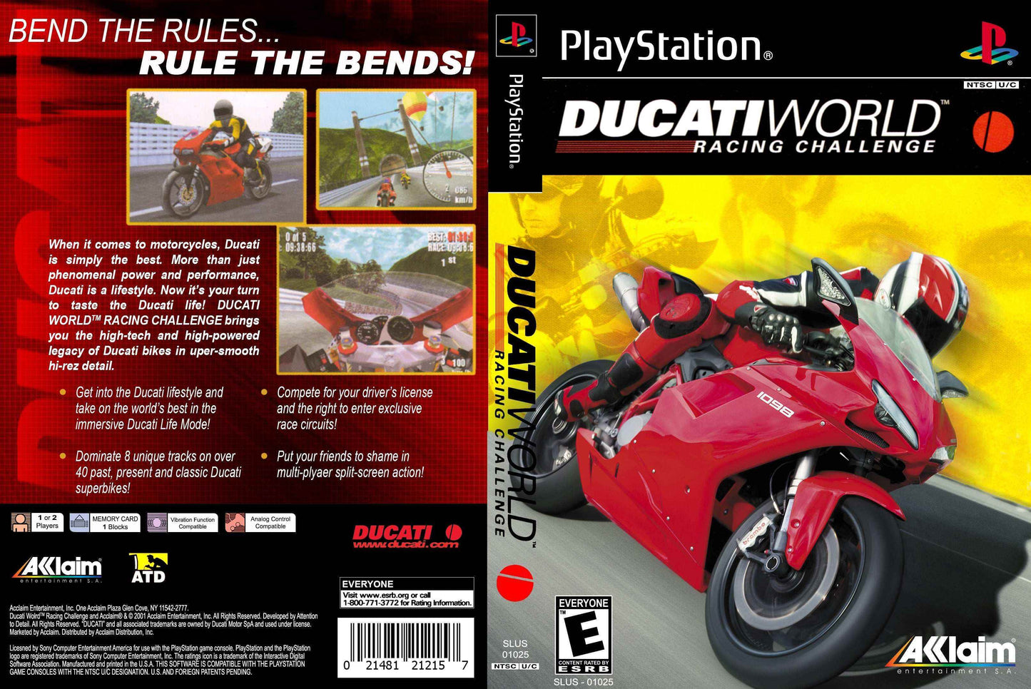 Ducatti World Racing Challenge Cover Art - WOI Solutions