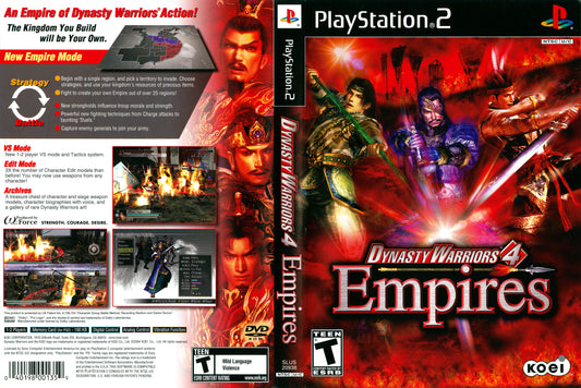 Dynasty Warriors 4 Empires