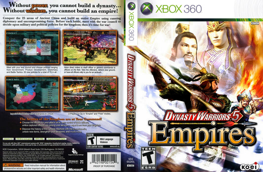 Dynasty Warriors 5 Empires