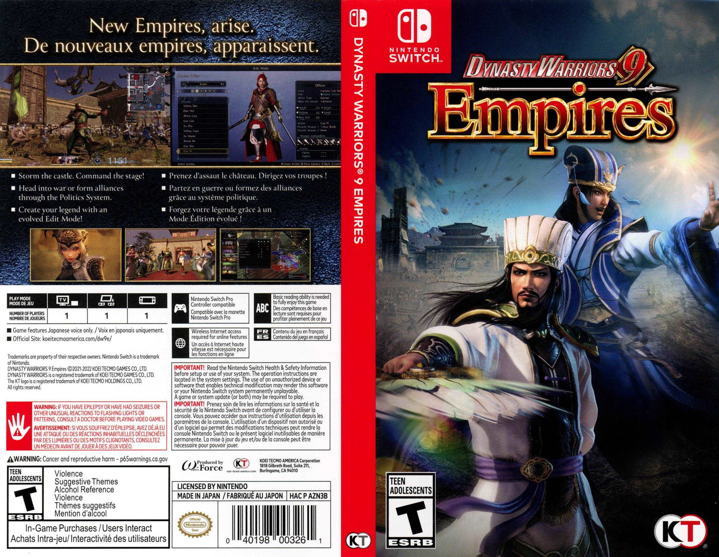 Dynasty Warriors 9 Empires