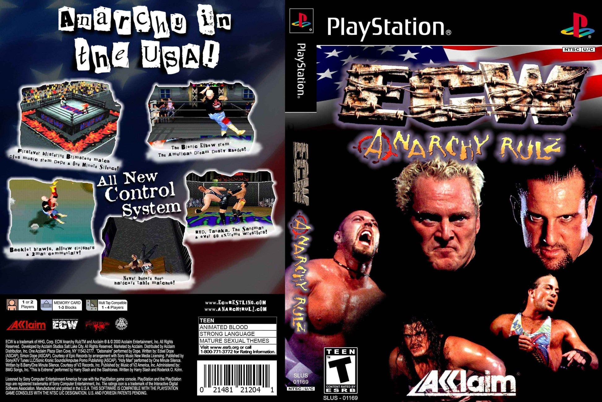 ECW Anarchy Rulz Cover Art - WOI Solutions