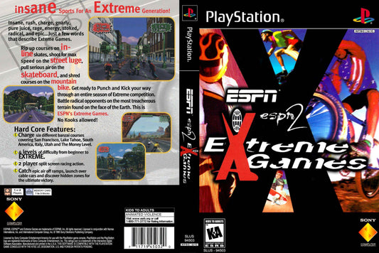 ESPN Extreme Games Cover Art - WOI Solutions
