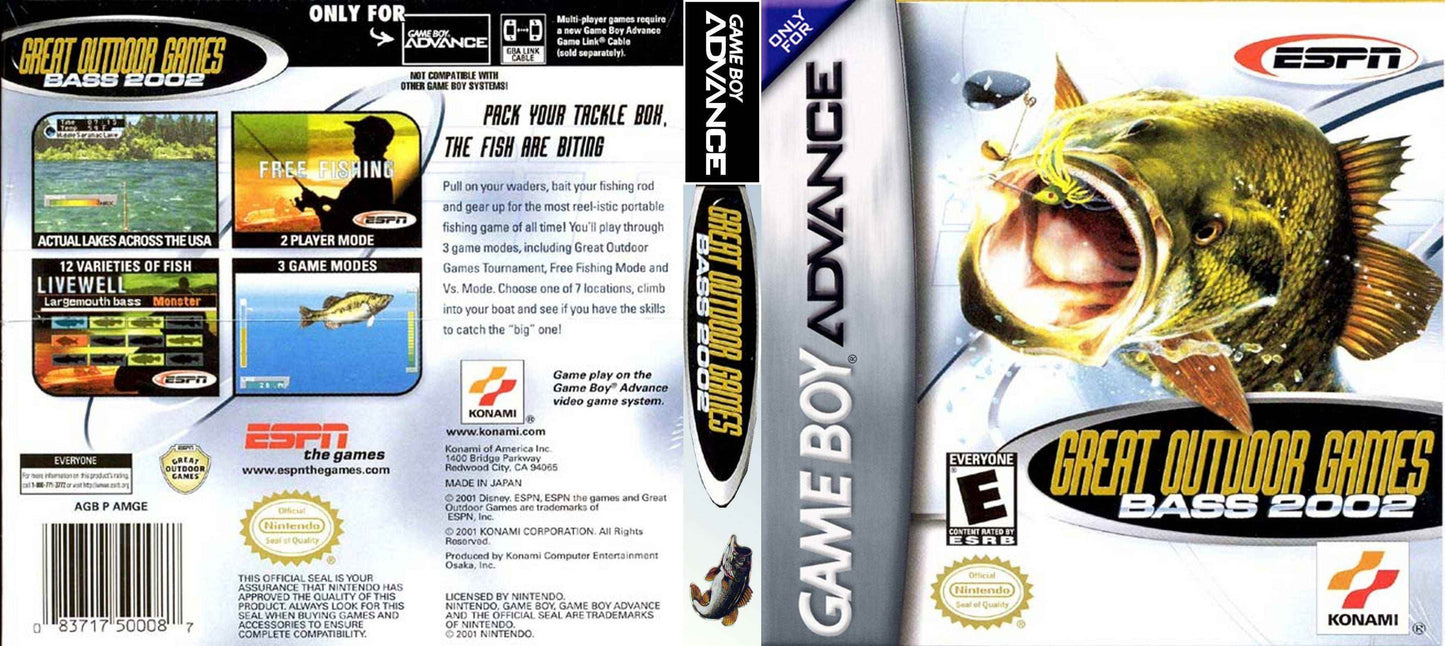 ESPN Great Outdoor Games Bass 2002 Cover Art - WOI Solutions