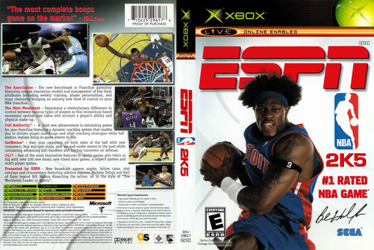ESPN NBA 2K5 Cover Art - WOI Solutions