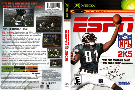 ESPN NFL 2K5 Cover Art - WOI Solutions