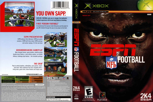 ESPN NFL Football 2K4 Cover Art - WOI Solutions