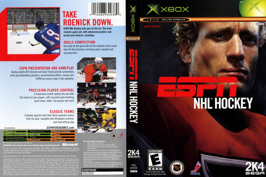ESPN NHL Hockey 2K4 Cover Art - WOI Solutions