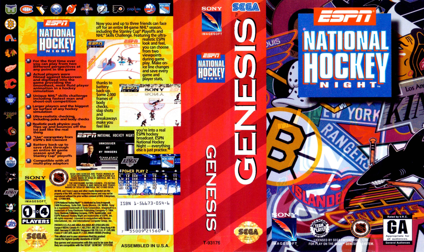 ESPN National Hockey Night Cover Art - WOI Solutions