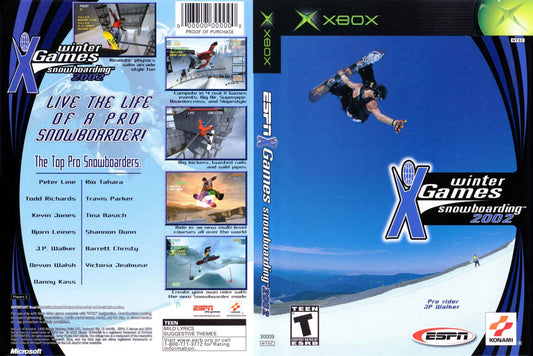 ESPN Winter X Games Snowboarding 2002 Cover Art - WOI Solutions