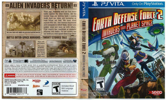Earth Defense Force 2 Cover Art - WOI Solutions