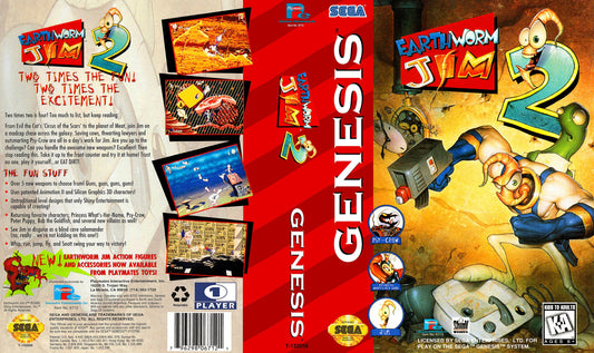 Earthworm Jim 2 Cover Art - WOI Solutions