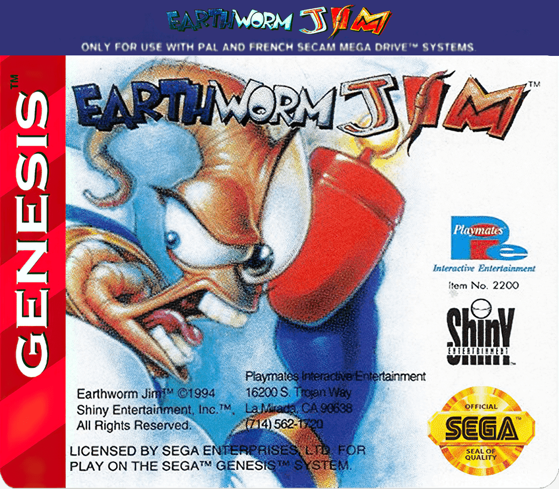 Earthworm Jim Cover Art - WOI Solutions