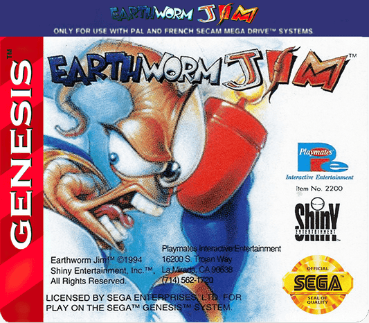 Earthworm Jim Cover Art - WOI Solutions