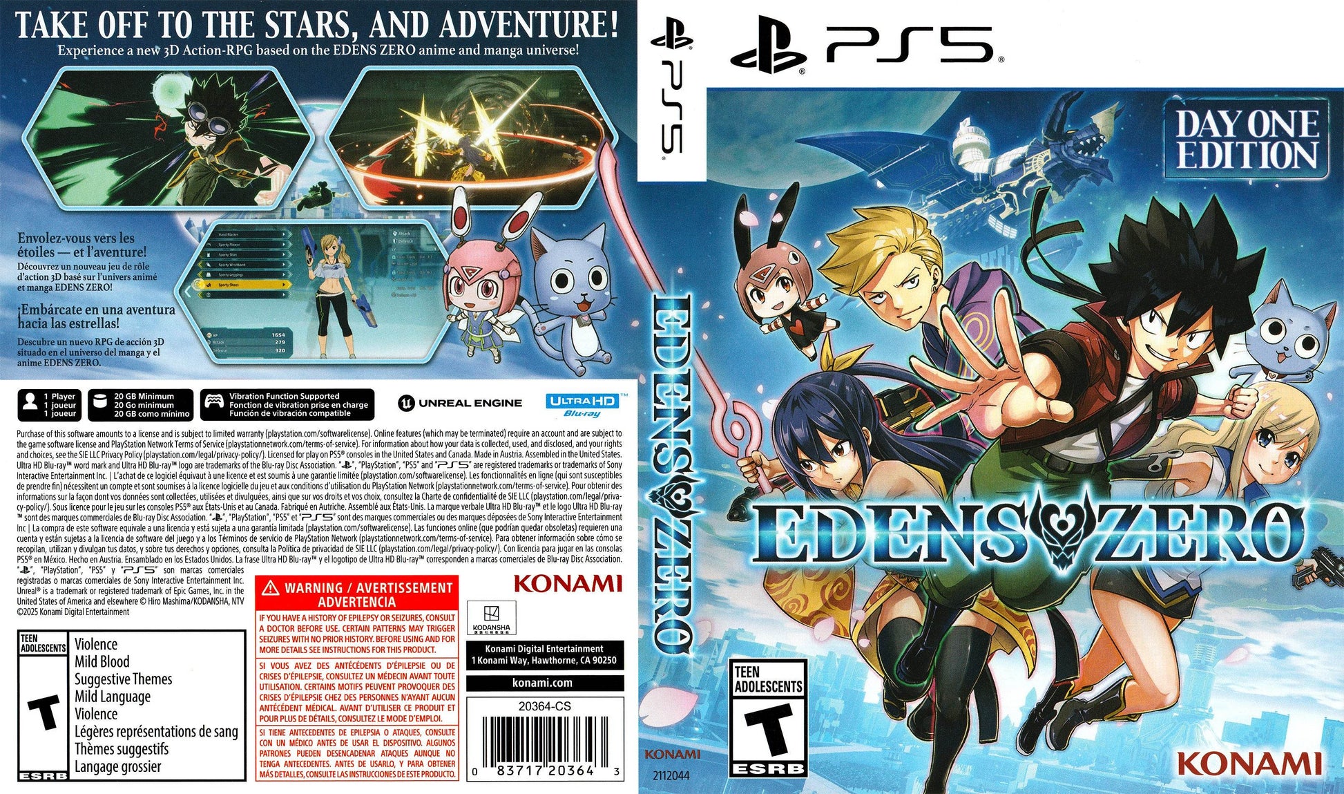 Edens Zero - Day One Edition Cover Art - WOI Solutions