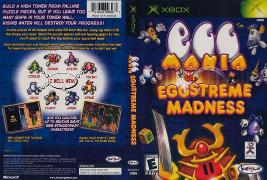 Egg Mania Eggstreme Madness Cover Art - WOI Solutions