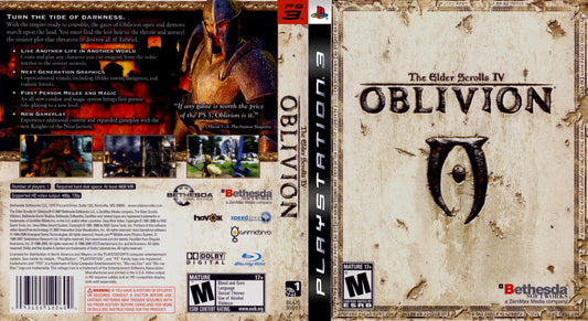 Elder Scrolls IV - Oblivion