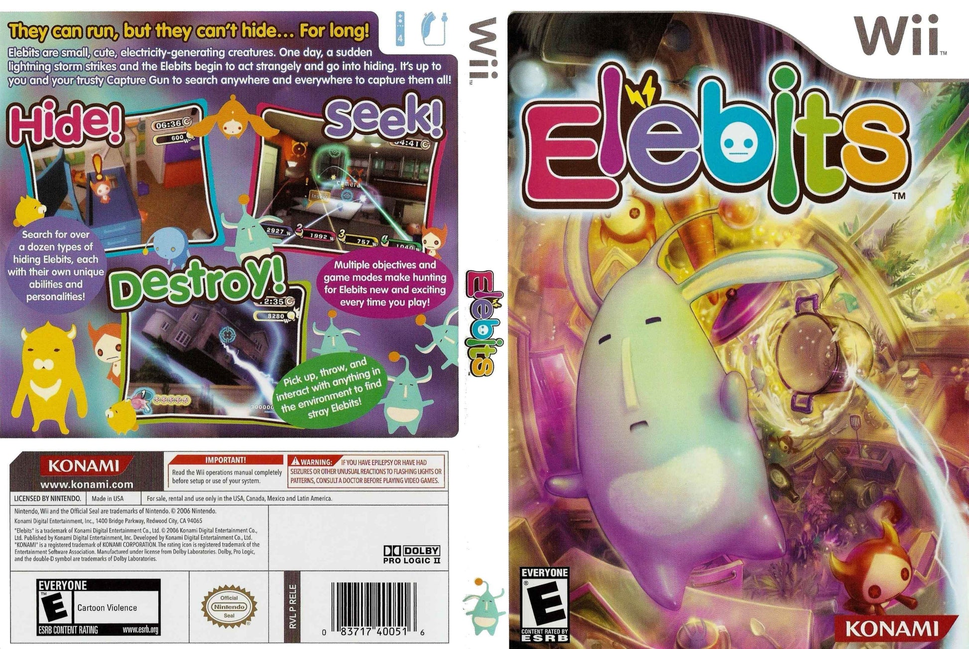 Elebits (aka Eledees) Cover Art - WOI Solutions