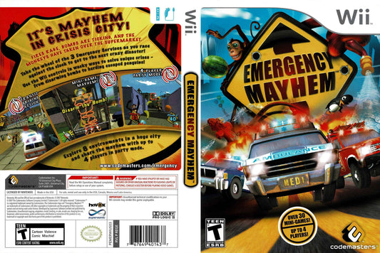 Emergency Mayhem Cover Art - WOI Solutions
