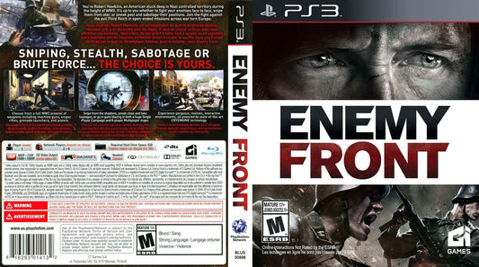 Enemy Front Cover Art - WOI Solutions