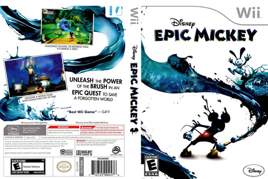 Epic Mickey Cover Art - WOI Solutions
