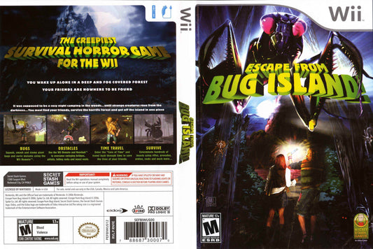 Escape from Bug Island Cover Art - WOI Solutions
