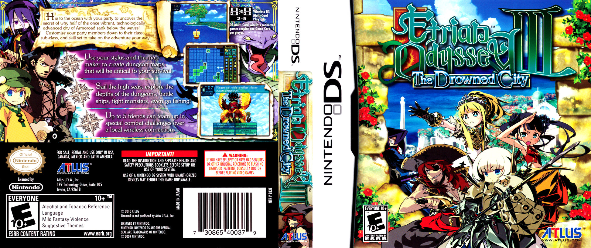 Etrian Odyssey III The Drowned City