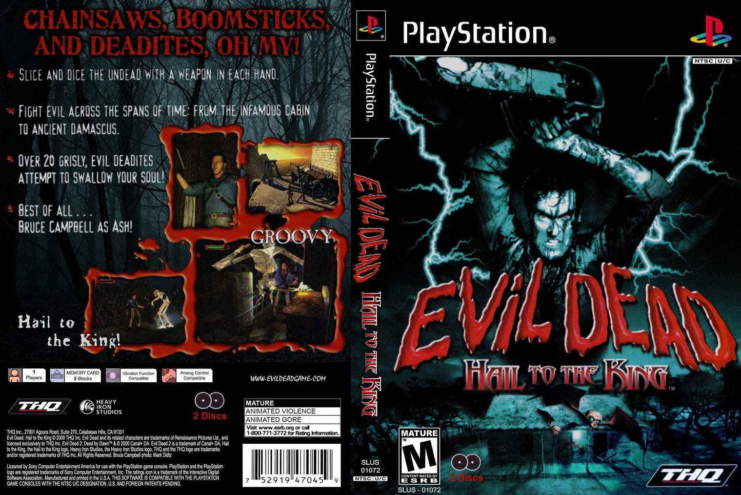 Evil Dead Hail to the King Cover Art - WOI Solutions