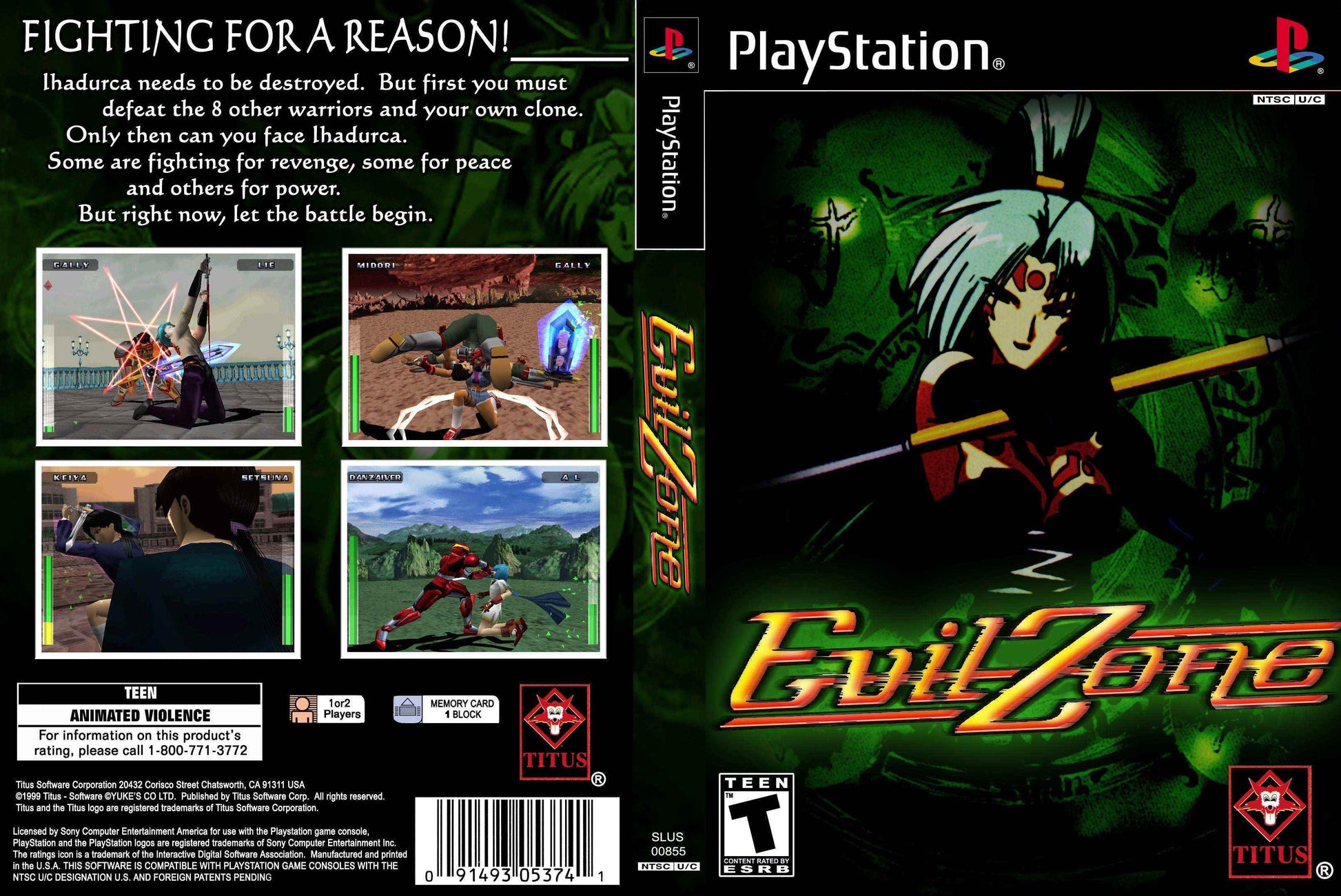 Evil Zone Cover Art - WOI Solutions