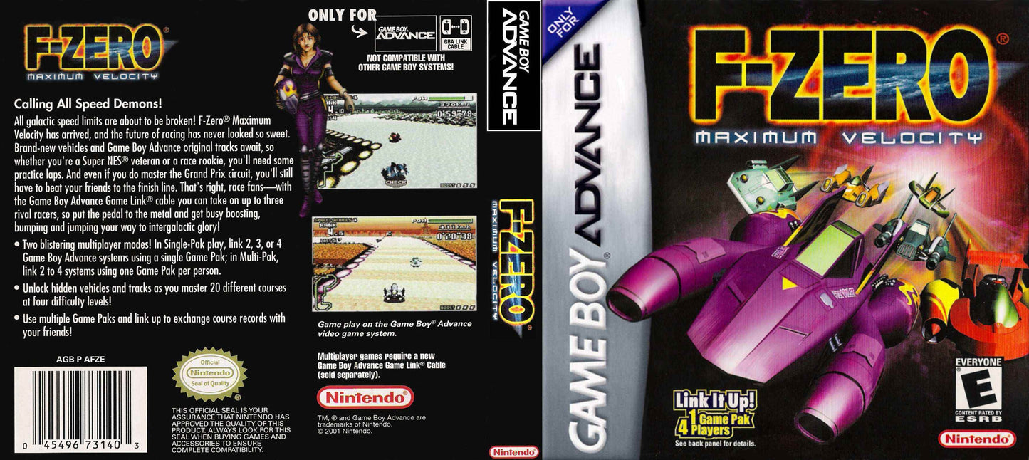 F-Zero Maximum Velocity Cover Art - WOI Solutions