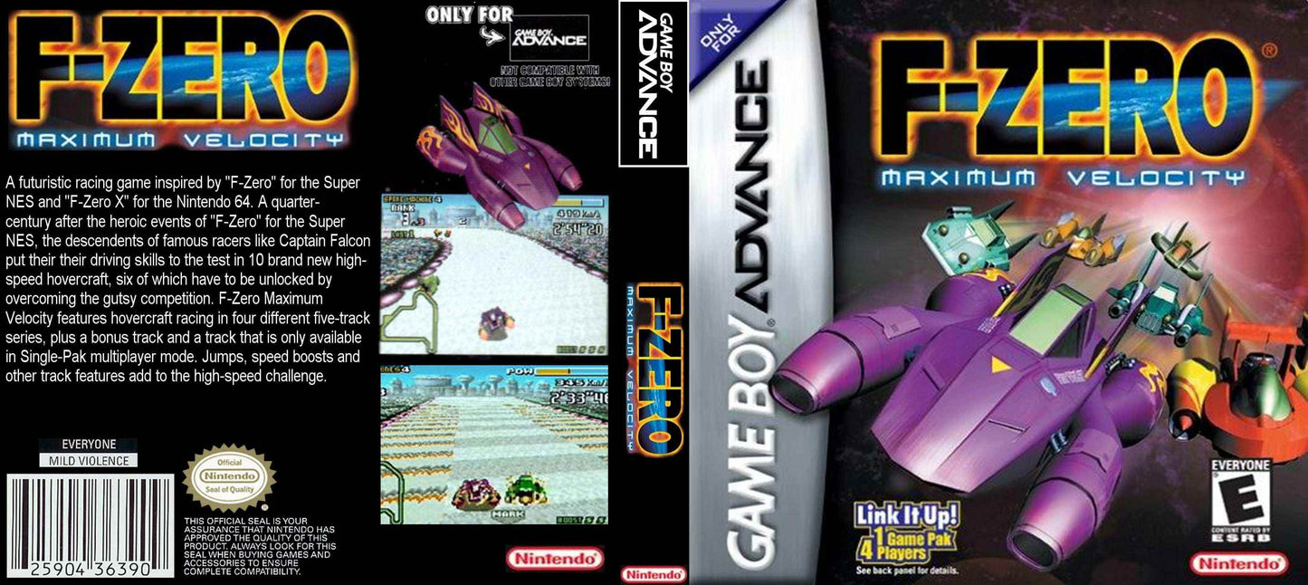 F-Zero Maximum Velocity Cover Art - WOI Solutions