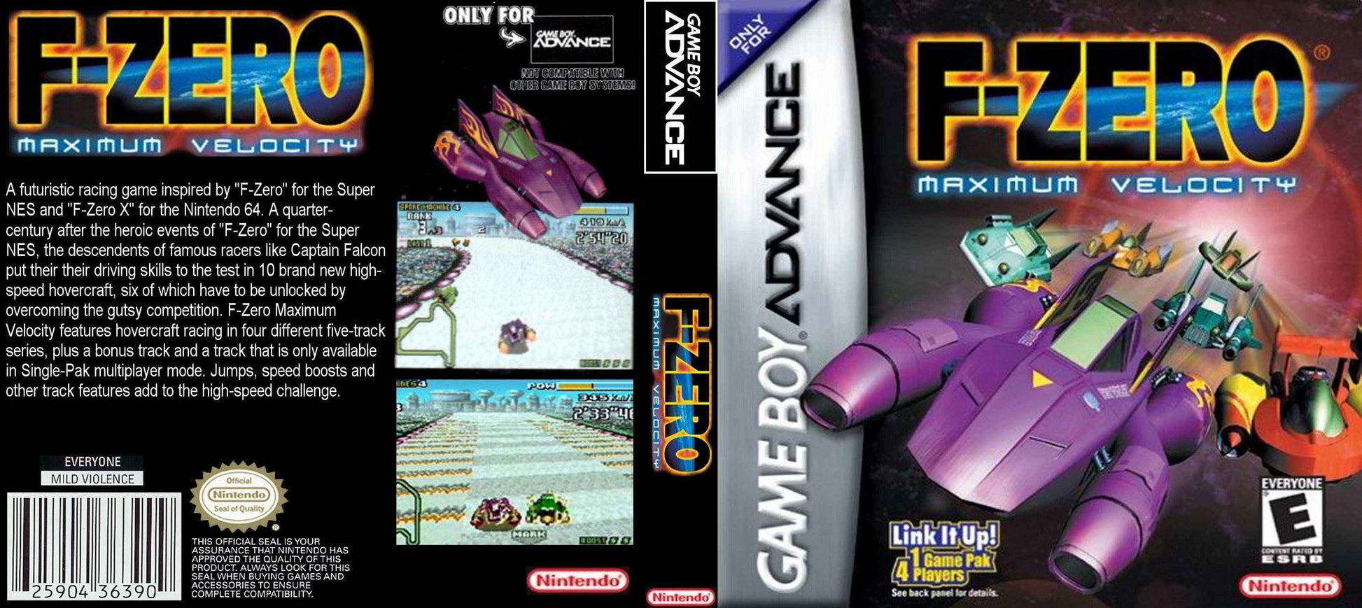 F-Zero Maximum Velocity Cover Art - WOI Solutions