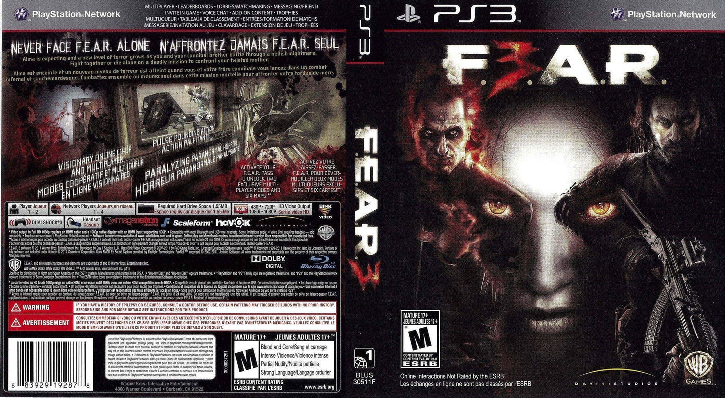 F.E.A.R. 3 Cover Art - WOI Solutions
