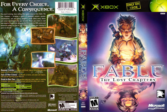 Fable The Lost Chapters Cover Art - WOI Solutions