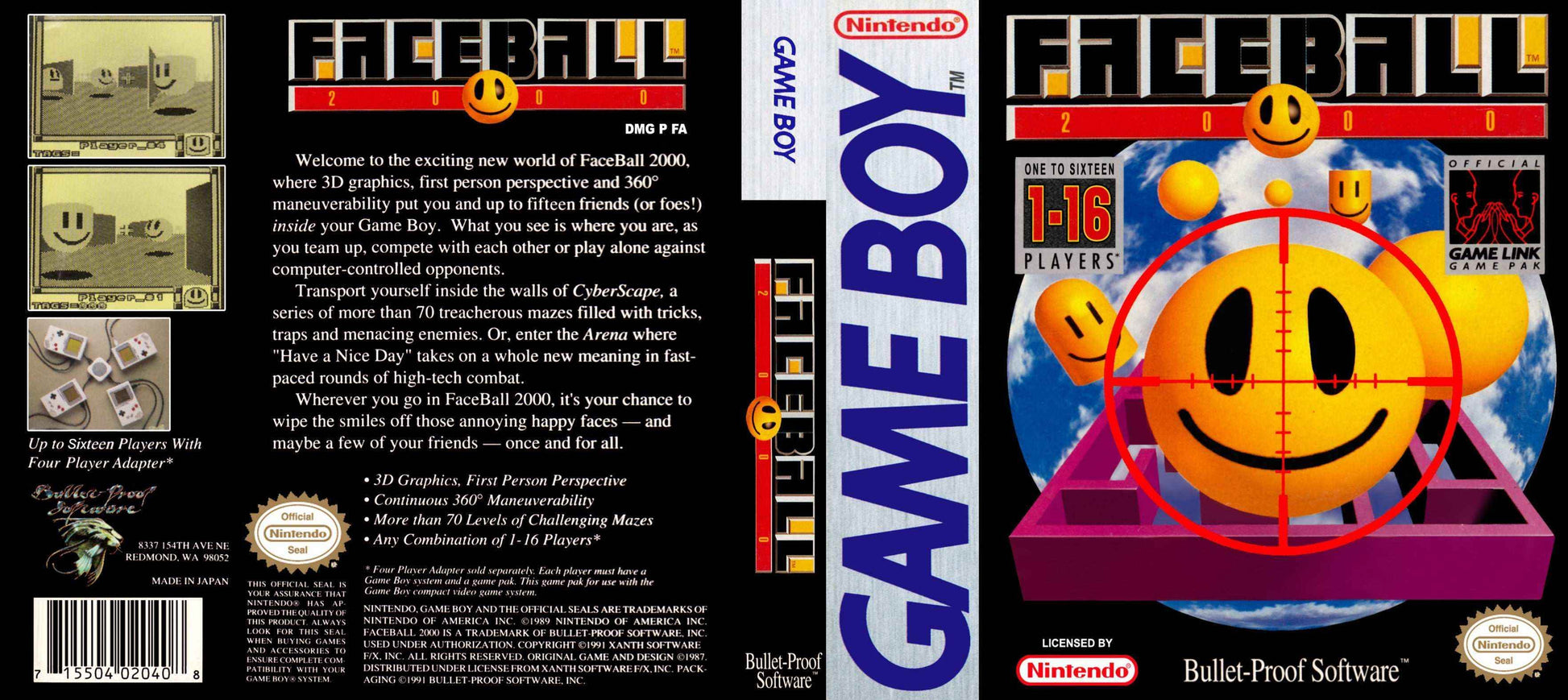 Faceball 2000 Cover Art - WOI Solutions
