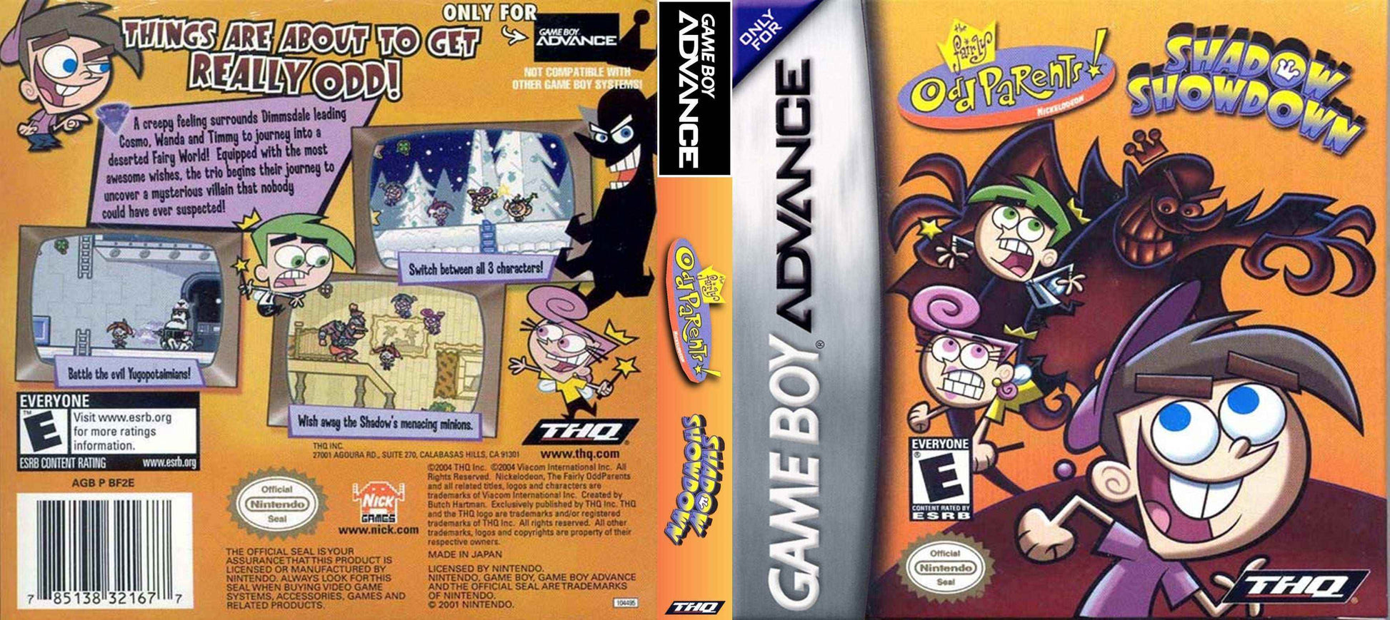 Fairly Odd Parents Shadow Showdown Cover Art - WOI Solutions