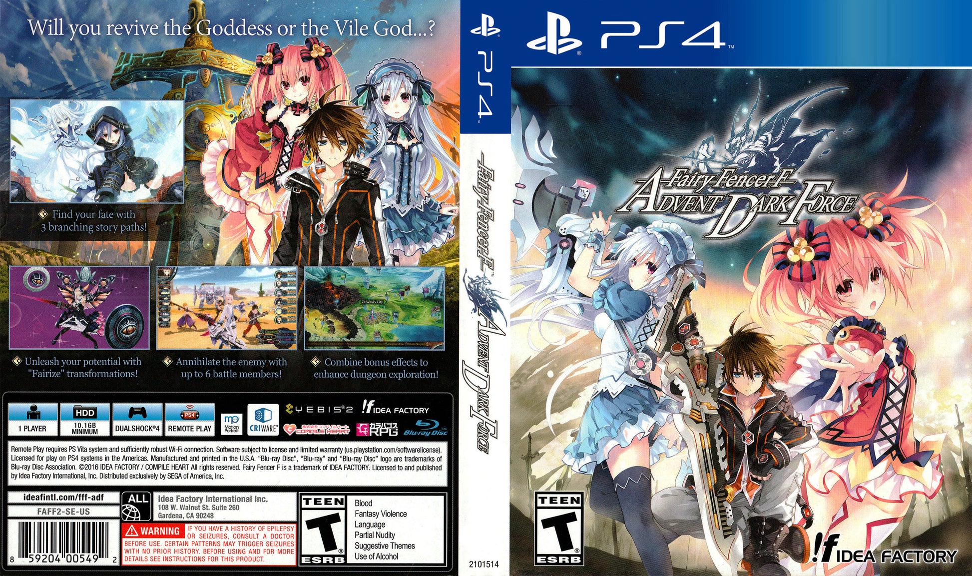 Fairy Fencer F Advent Dark Force