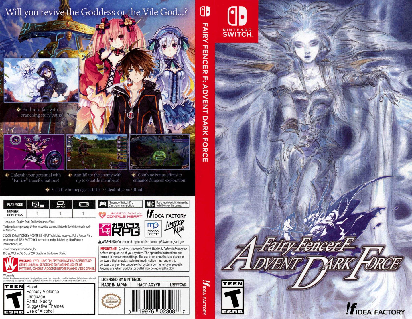 Fairy Fencer F Advent Dark Force