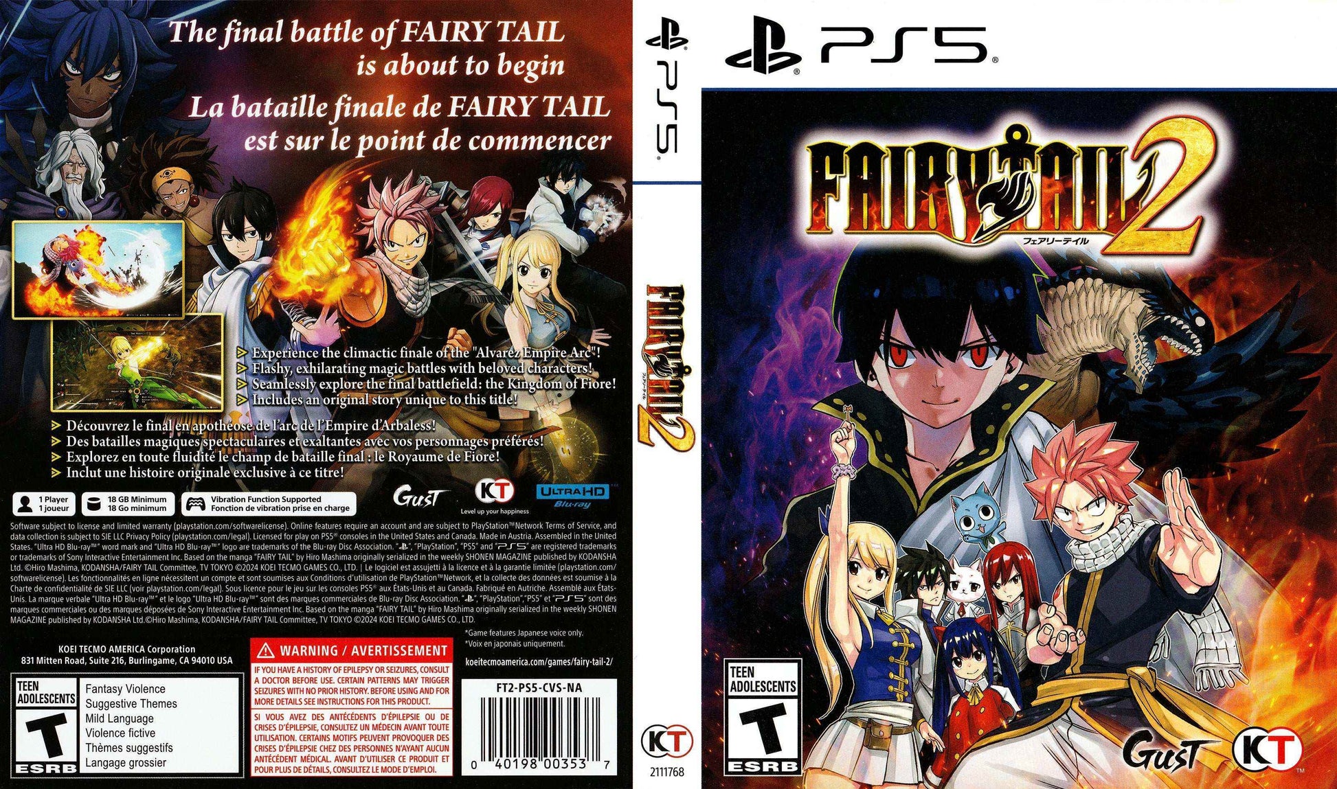 Fairy Tail 2 Cover Art - WOI Solutions