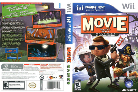 Family Fest Presents Movie Games Cover Art - WOI Solutions