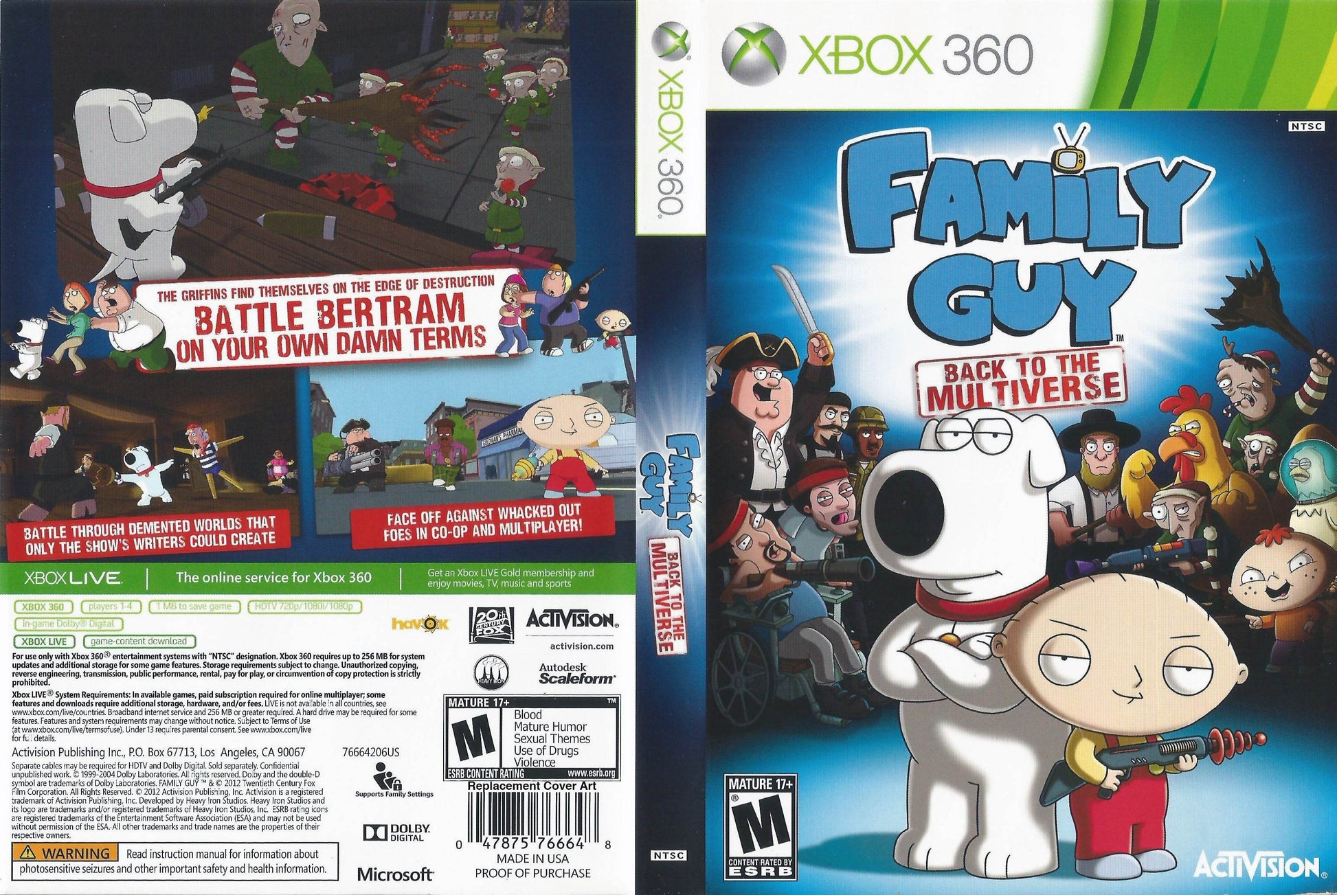 Family Guy Back to The Multiverse Cover Art - WOI Solutions
