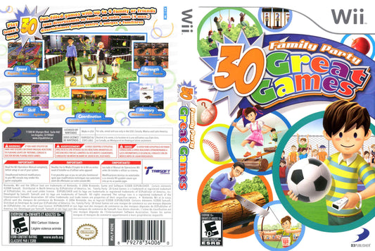 Family Party 30 Great Games Cover Art - WOI Solutions