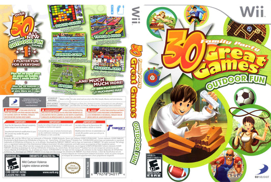 Family Party 30 Great Games Outdoor Fun Cover Art - WOI Solutions