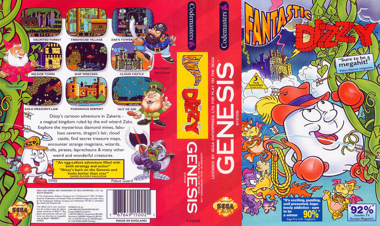 Fantastic Dizzy Cover Art - WOI Solutions