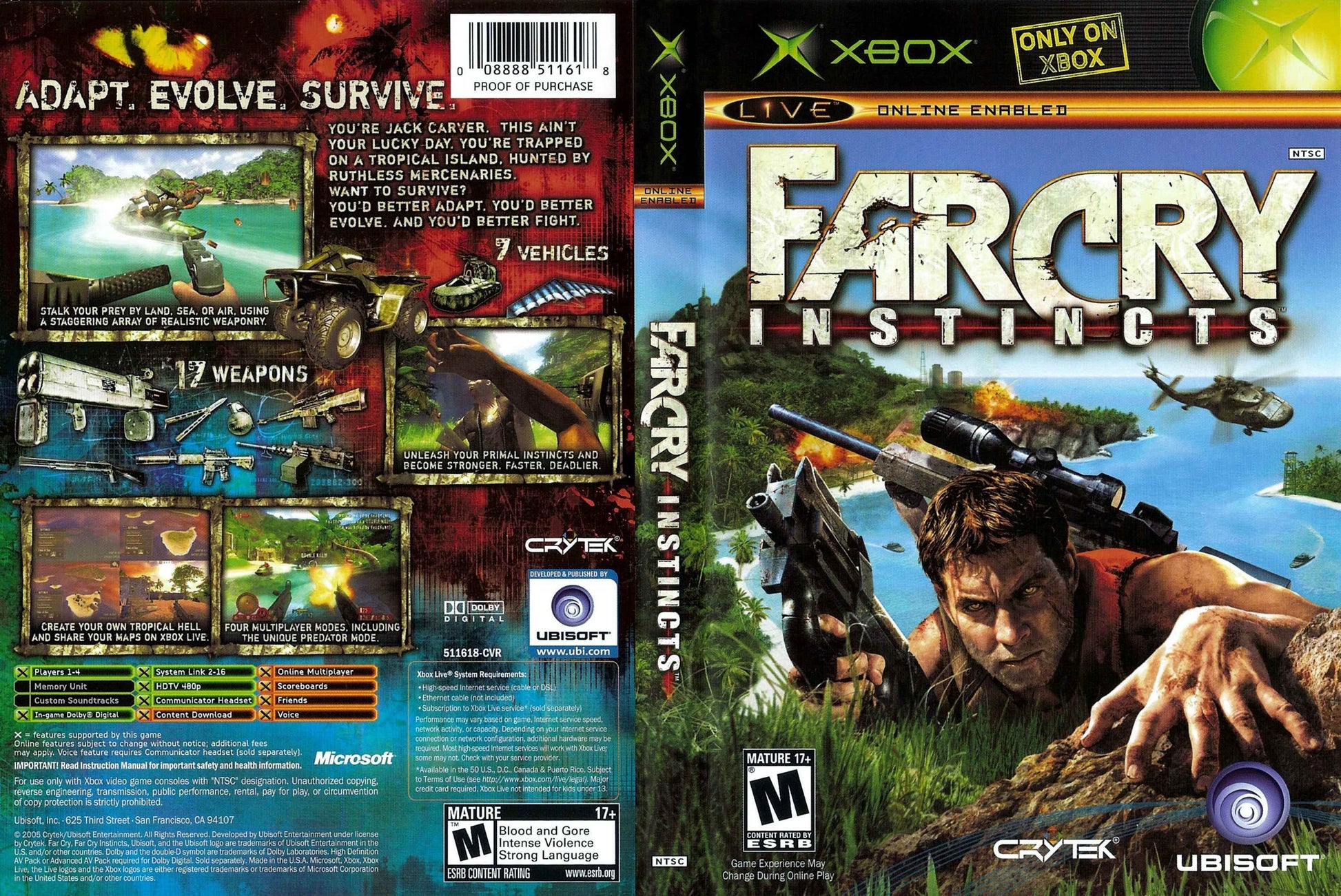 Far Cry Instincts Cover Art - WOI Solutions