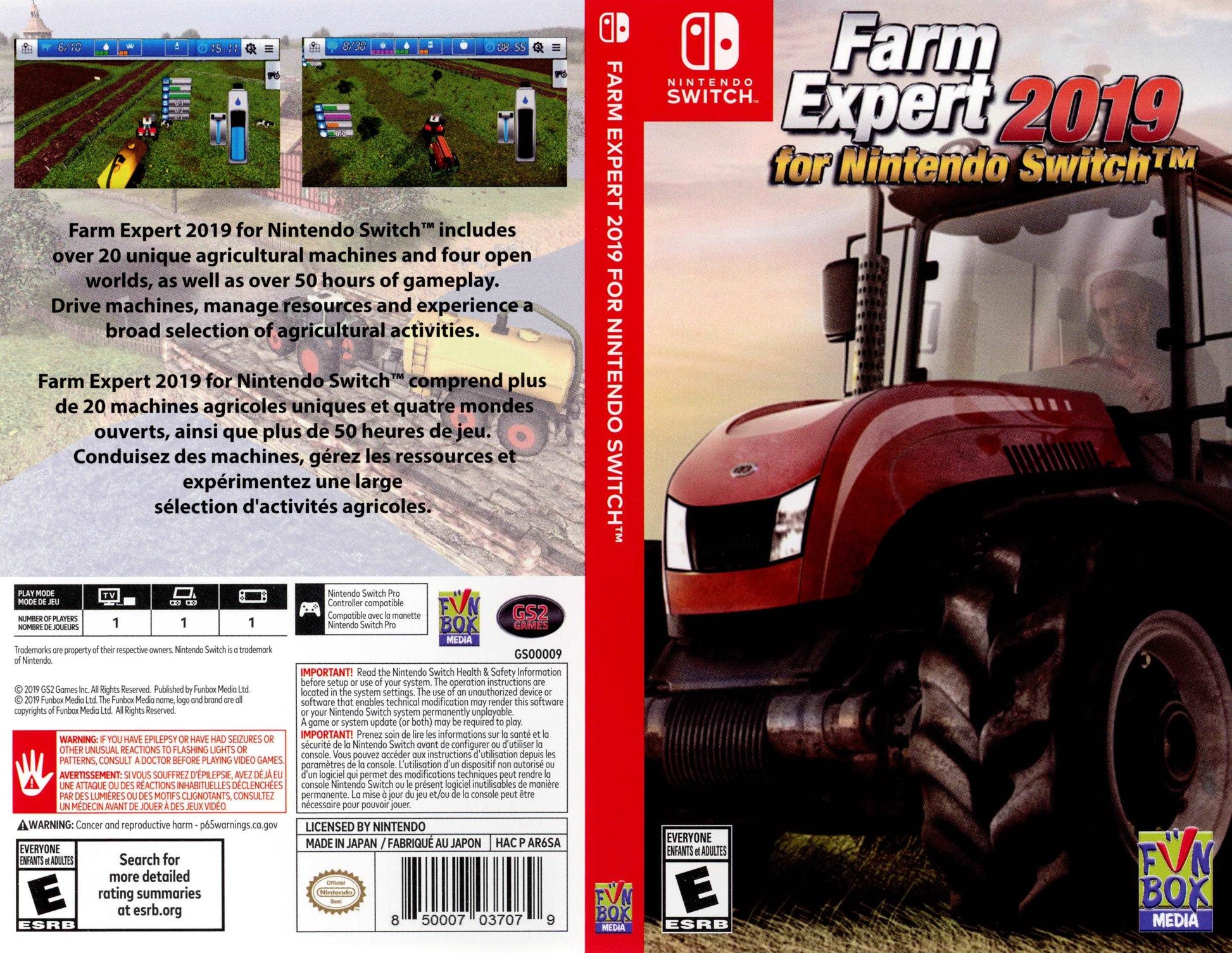 Farm Expert 2019 for Nintendo Switch