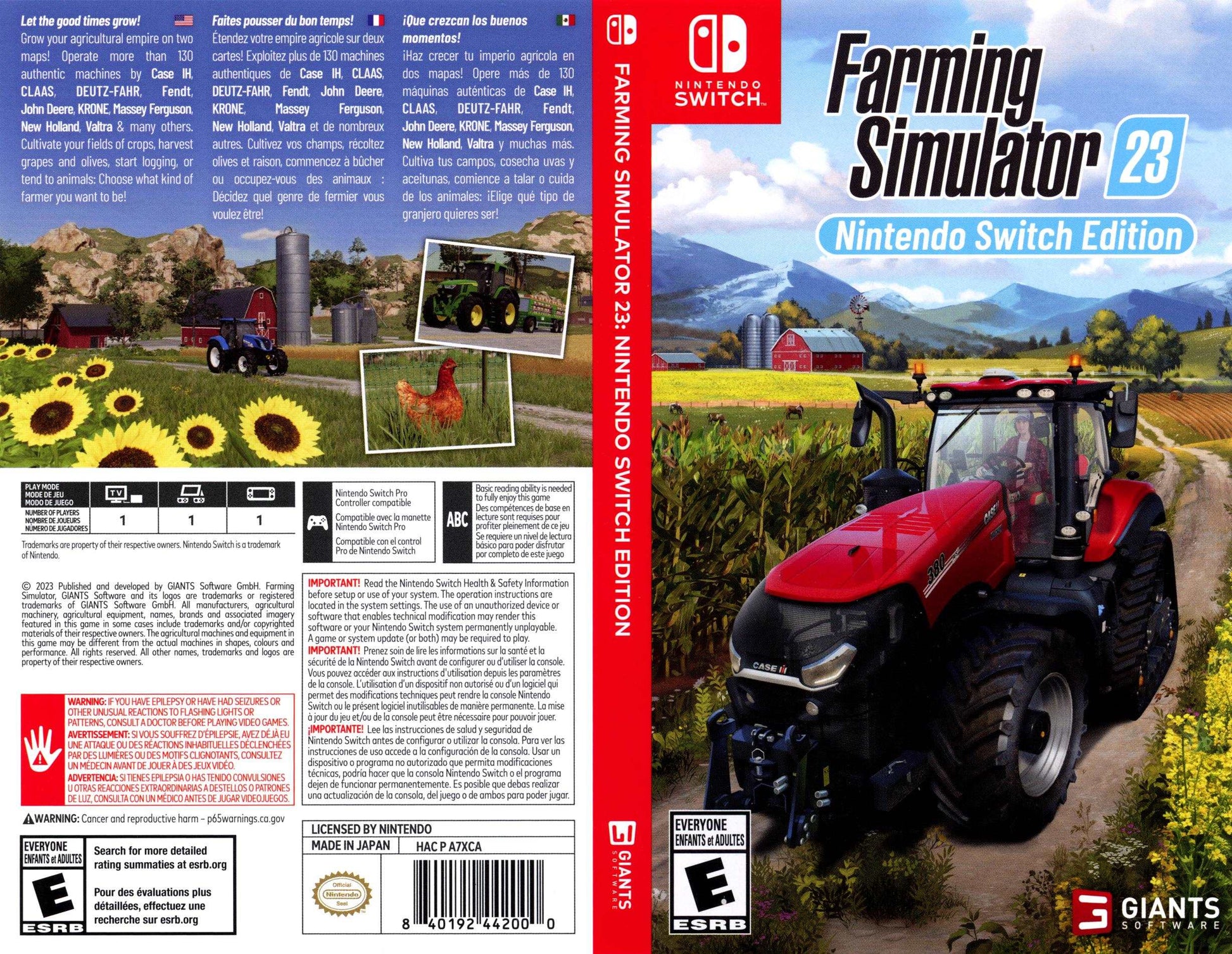 Farming Simulator 23 Nintendo Switch Edition