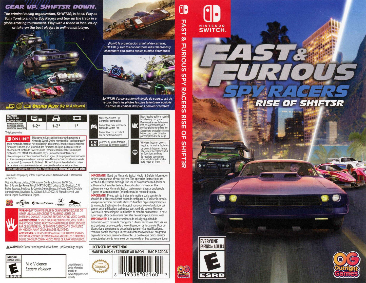 Fast & Furious Spy Racers Rise of Sh1ft3r